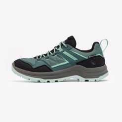 Zapatillas de montaña y trekking impermeables Mujer MH100 verde
