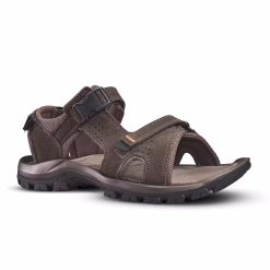 Sandalias de montaña y trekking de piel Hombre Quechua NH120